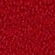 Miyuki rocailles Perlen 11/0 - Matted transparent red 11-141F